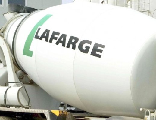 Lafarge anunţă vânzări în creştere cu 3%